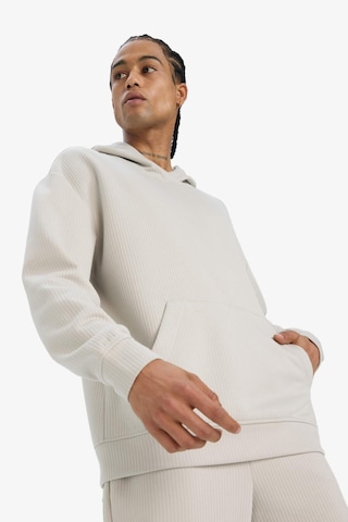 Defacto Boxy Fit Kapüşonlu Kanguru Cepli Jakarlı Sweatshirt E9308ax25augr437 Gri