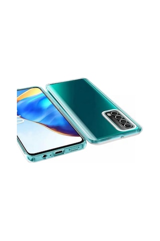 Adige Huawei P Smart 2021 Uyumlu Kılıf Ön Arka 360 Koruma Arka Sert Mika Ön Silikon Şeffaf