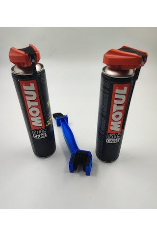 Motul Care C1 + C4 + Fırça Zincir Bakım Seti