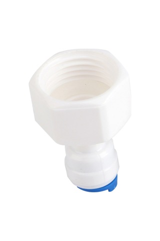 Kosona 6 Adet Paket Ro Su Filtresi Bağlantısı - G1/4'den G1/2'ye Hızlı Bağlanabilir, Sızıntı Engellli, Plastik Malzeme