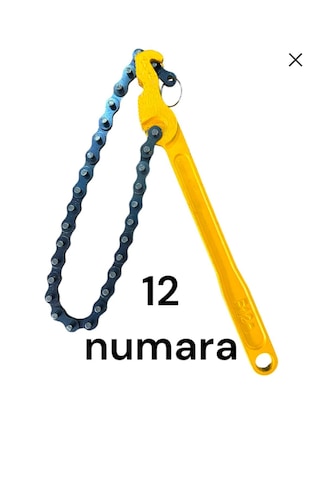 Zincirli Yağ Filtre Anahtarı 12"