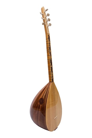 Kısa Sap Bağlama Saz İşlemeli Takım Tel ve Kılıf