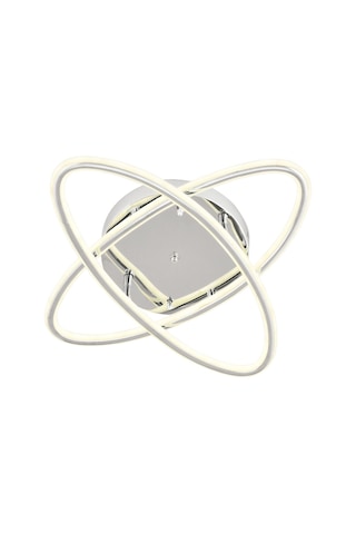 Star Krom 2li Kumandalı Ve Dimerli Beyaz, Sarı, Gün Işığı Ledli Plafonyer Avize Sb-ld-502 Krom