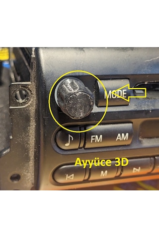 Ayyüce 3d, Mini Cooper R50 R52 R53 Radyo Ses Düğmesi, 1x,siyah