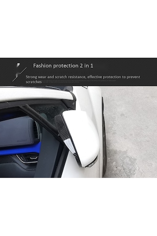 Crackedice Toyota Prius 2016-2019 Araba Arka Görünüm Yan Kapı Aynası Kalkanı