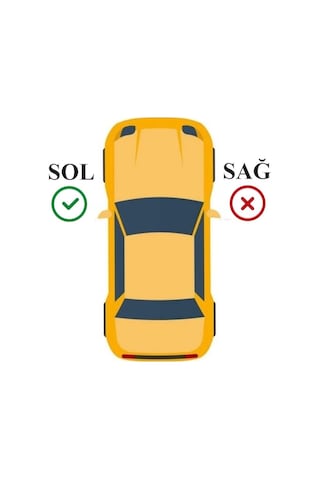 Golf 7 2013-2016 Model Arası Uyumlu Sol Sürücü Tarafı Sis Farı Lambası