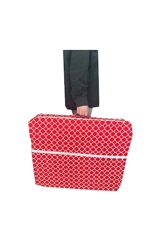 Katlanır Yer Minderi Ve Tek Kişilik Süngerli Katlanır Minder 70x180 Cm 6 Cm-kırmızı Çatı