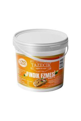 Ustagıda Tazecil %70 Fındık Ezmesi 1 Kg Glütensiz - Vegan