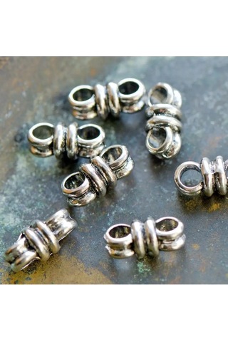 Kafebizu Boncuklar İçin Ayrıcılık Elemanı Ant. Gümüş 12,5x6x7 Mm 151137019