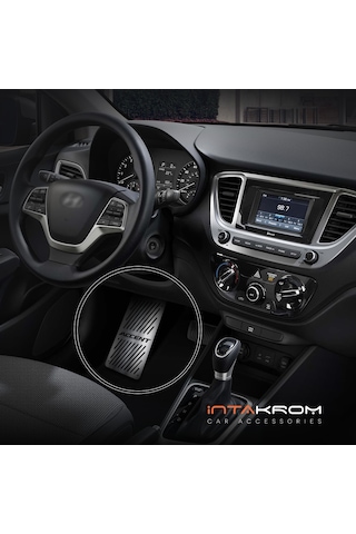 intakrom Hyundai Accent Blue Krom Ayak Dinlendirme Pedalı - 2011 - 2019