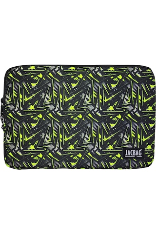 Jacbag Sarı Geometrik A4 Evrak Notebook Ve Tablet Taşıma Çantası/kılıfı Çok Renkli