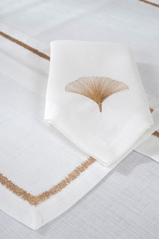 Iris Gold Nakışlı 2 Li Peçete 40x40 2553