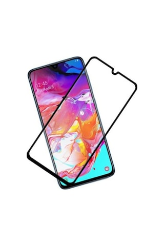 Bufalo Samsung Uyumlu Galaxy M01 Ekran Koruyucu 5D Temperli Cam Siyah