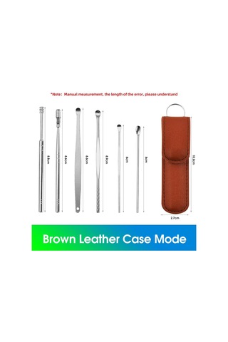 Kahverengi Fonken 6 Adet Kulak Temizleyici