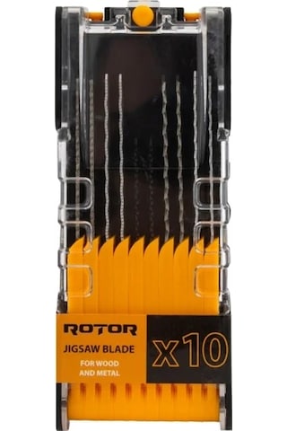 Rts2 Dekupaj Testere Bıçağı Seti, Ahşap/metal İçin, 10 Parça Rotor