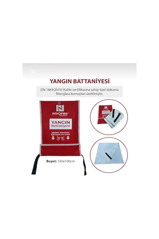 100x100 Yangın Battaniyesi, Yangın Battaniyeleri, Yangın Batanye Çeşitleri,battaniyesi