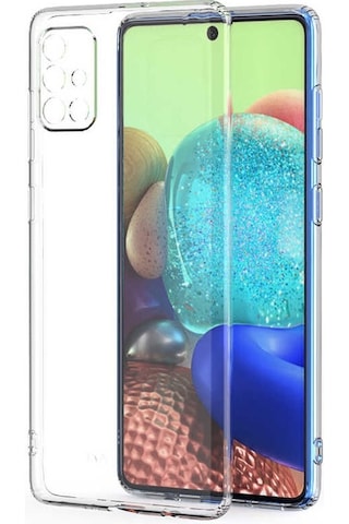Adige Samsung Galaxy Uyumlu A71 Kılıf Kamera Korumalı Süper Silikon