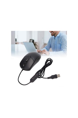 Yuntech01 Isıtmalı Ergonomik Kablolu Fare - 1600dpı, 3 Seviye Sıcaklık Ve Zaman Ayarı, Windows/mac Uyumlu, El Isıtıcı Ofis/ev Kullanıma