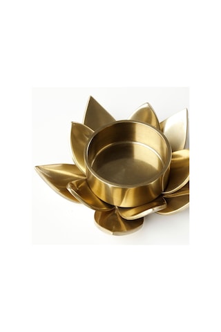 Tealight Mumluk, Altın Rengi, 3 Cm Acı Kahverengi