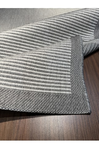 Mess Modern Dekoratif Yumuşak Dokulu Sisal Halı 3933 Gri Antrasit Çok Renkli