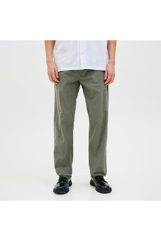 Jack&jones Kane Summer Linen Blend Jogger Erkek Yeşil Pantolon