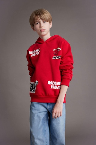 DeFacto Erkek Çocuk NBA Miami Heat Kapüşonlu Sweatshirt D8002A824WNRD70