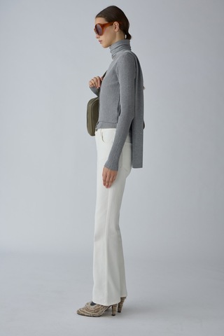Suud Collection Ekru Effortless Straight Jean