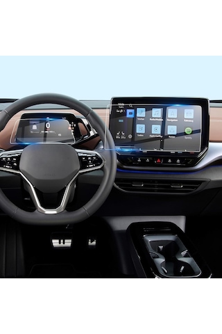 Volkswagen Id.4 Navigasyon Ve Gösterge Paneli Uyumlu Nano Ekran Koruyucu Multimedya