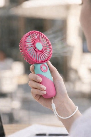 Taşınabilir Mini El Fanı Şarjlı 3 Kademeli Usb Fan Sessiz Güçlü Rüzgar Vantilatör