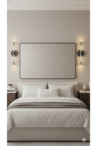 Bhbackhome Bubbleflux Şık Tasarım Modern Ledli Aplik 40 Cm Elektrikli Siyah