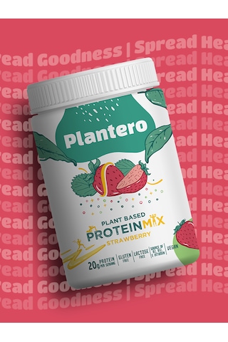 Çilekli Protein Isolate Blend Supergreens Mix Vitamins 416 Gr 13 Servis Çilek