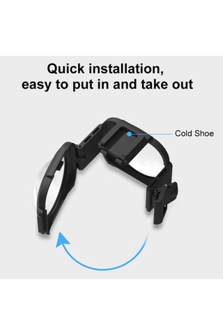 Puluz Lens Koruyucuları Soğuk Ayakkabı Montajlı Lens Siyah