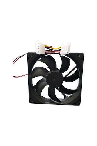 12cm Kasa Fanı - 12v 4 Pin Molex Soketli 120x120mm Kasa Fanı 1 Adet