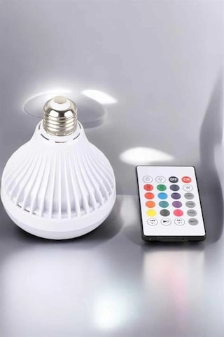 Kablosuz Bluetooth Hoparlör Led Lamba - 5000