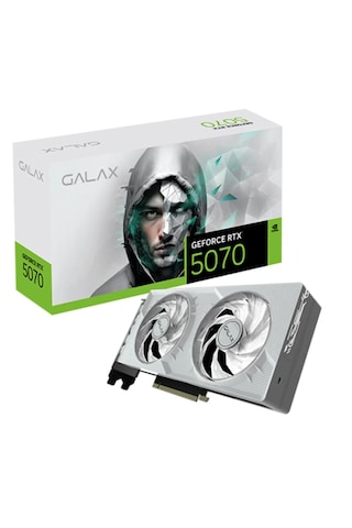 Galax GeForce RTX 5070 1-Click OC White 12GB GDDR7 192 Bit DLSS 4 Ekran Kartı (57NON7MDBSWH)