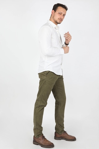 Erkek Fleto Cep Gabardin Pantolon Yeşil