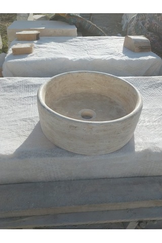 Tiravertan Mermer Lavabo