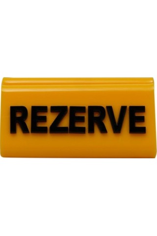 Rezerve Adisyonlu Sarı - Siyah