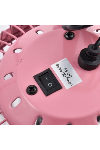 Qtqgoıtem Metal Bilgisayar Dizüstü Bilgisayar Sessiz Mini Soğutucu Soğutma Usb Fan 3 Pcs Pembe Model: C4d 42f B79 938 90f