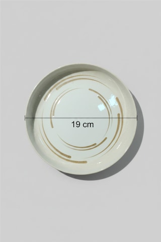 6'lı Toledo Kase 19cm Dijital Costa Rinart Krem