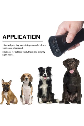 Moveevo Ultrasonik Çift Başlı Köpek Havlama Önleyici Eğitim Cihazı