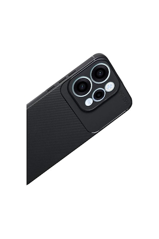 Cosmotex Newface Oppo Reno 15 Auto Focus Karbon Kapak - Siyah