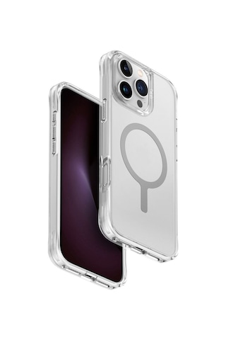 Apple Uyumlu iPhone 16 Pro Max Kılıf Lifepro Xtreme Serisi Anti fingerprint magsafe Özellik Magclick Clear