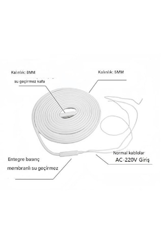 Yate10 150w 3 Metre Silikon Isıtıcı