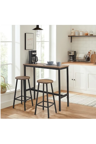 Esyala Riva Masa Takımı Siyah