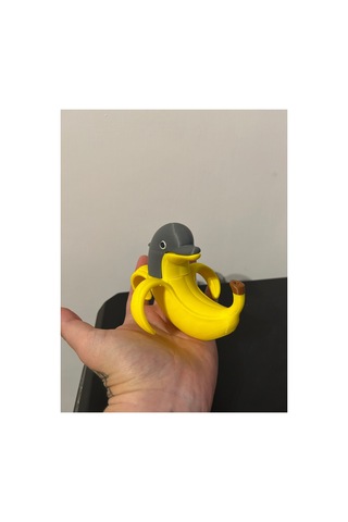 Bananito Dolfinito Sağlıklı Petg Malzemeden Üretilmiş 3d Figür