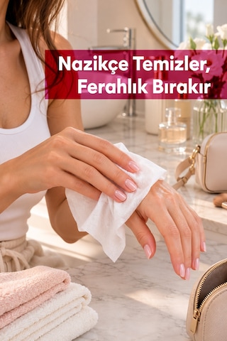 Papilion 90 Yaprak Çiçek Tutkusu Kokulu Islak Mendil 90'lı Paket Ekstra Yumuşak Alkolsüz Ph Dengeli Multivitamin Formüllü Tekli