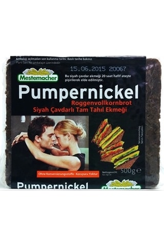 Mestemacher Siyah Çavdarlı Tam Tahıl Ekmeği 500 G
