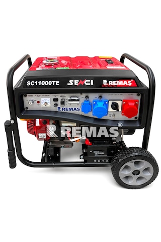 Senci Sc 11000 Te Dual 11 Kva Monofaze - Trifaze Benzinli Jeneratör