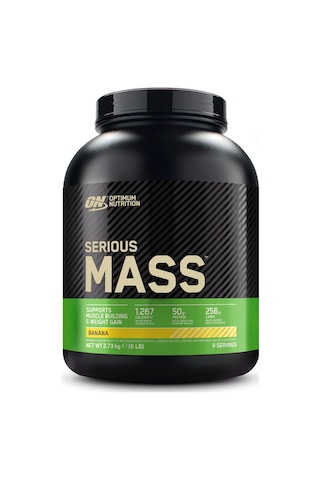 Serious Mass Muz Aromalı 2.73kg 8 Servis Ve Kas Gelişimi İçin Yüksek Kalori Muz